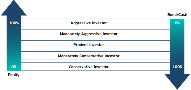 Your preference provides guidance as to the proportion of equities, bonds and cash you should hold in your pension portfolio: